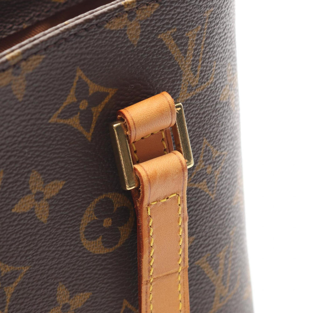 Louis Vuitton Brown Coated Canvas Leather Handbag