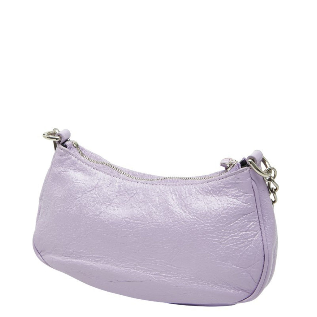 Balenciaga Purple Leather Handbag Shoulder