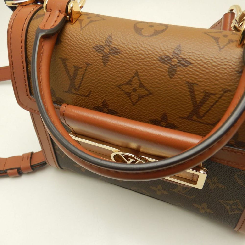 Louis Vuitton Monogram Reverse Brown Pvc Leather Handbag