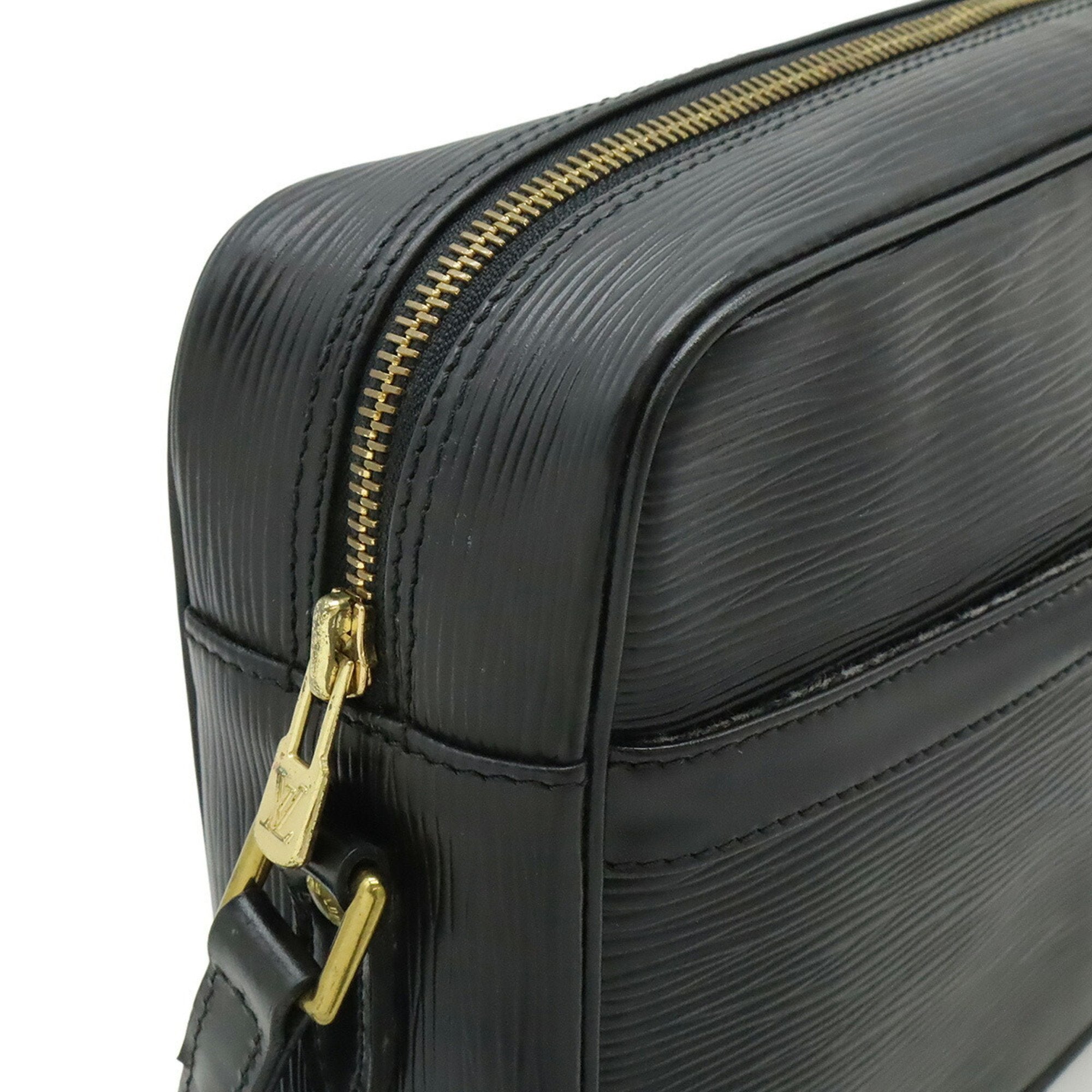 Louis Vuitton Noir Epi Leather Shoulder Bag