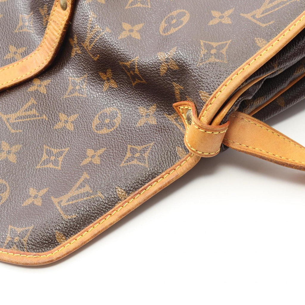 Louis Vuitton Brown Coated Canvas Monogram Leather Pvc Shoulder Bag