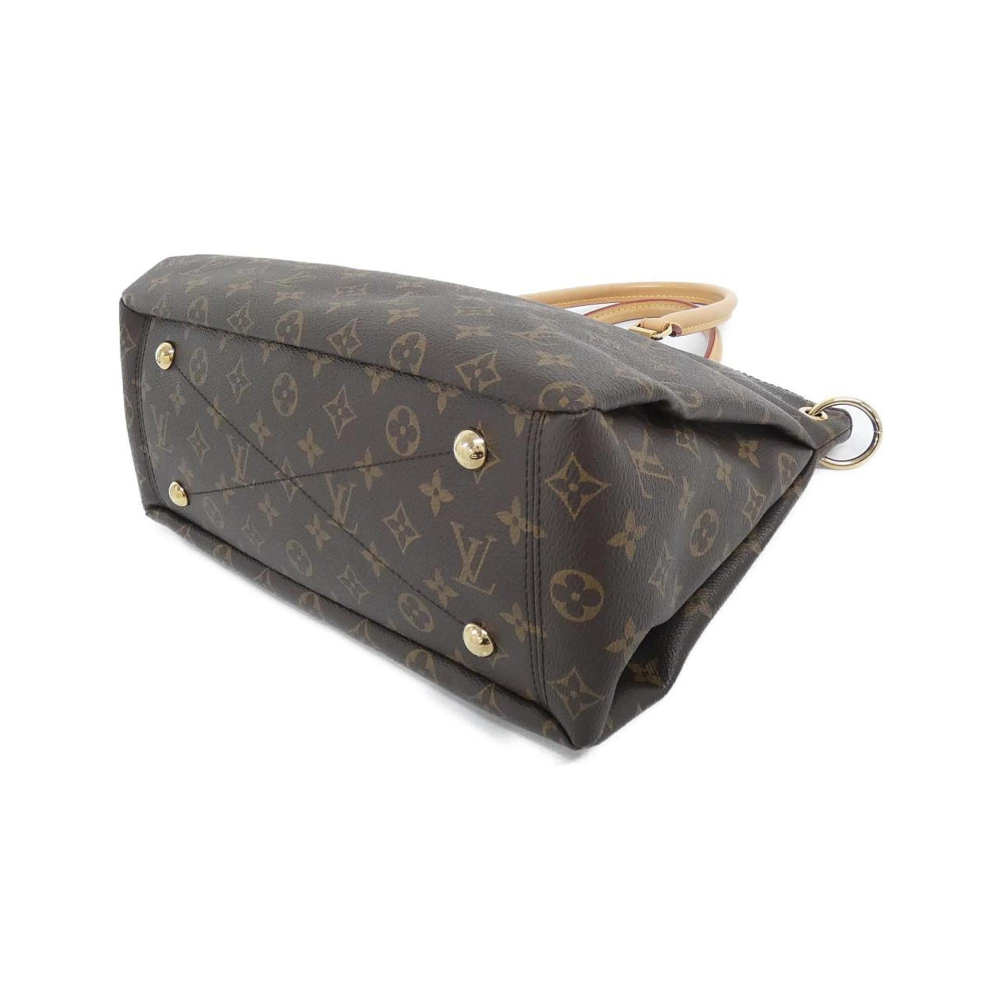 Louis Vuitton Aurore Marron Coated Canvas Handbag