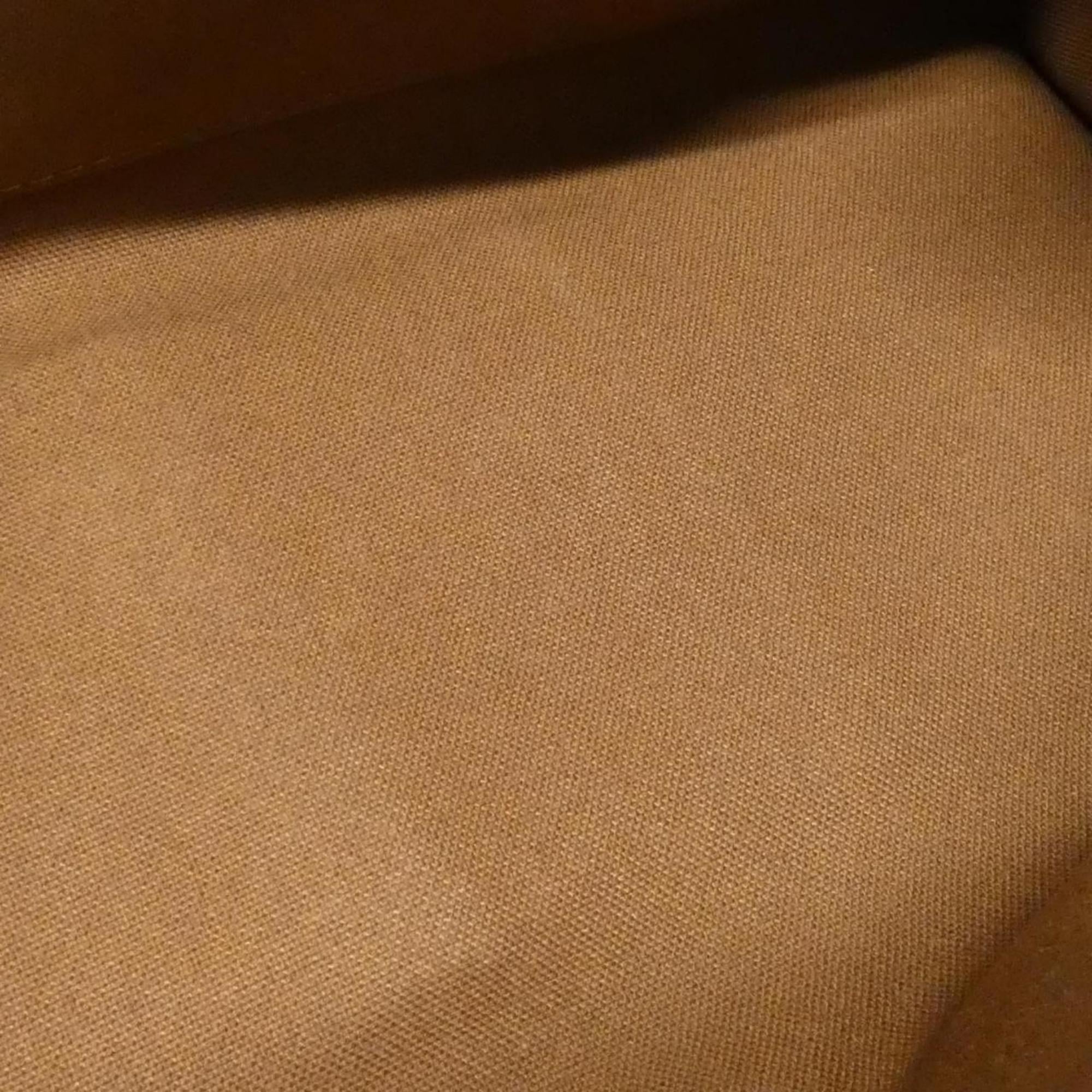 Louis Vuitton Brown Coated Canvas Handbag