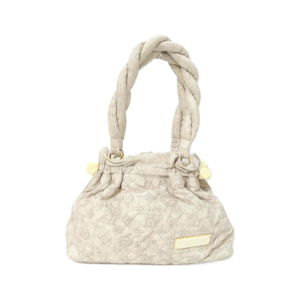 Louis Vuitton Beige Leather Shoulder Bag