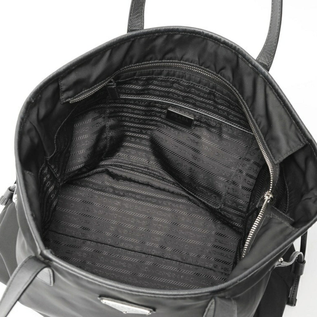 Prada Black Nylon Tote Bag