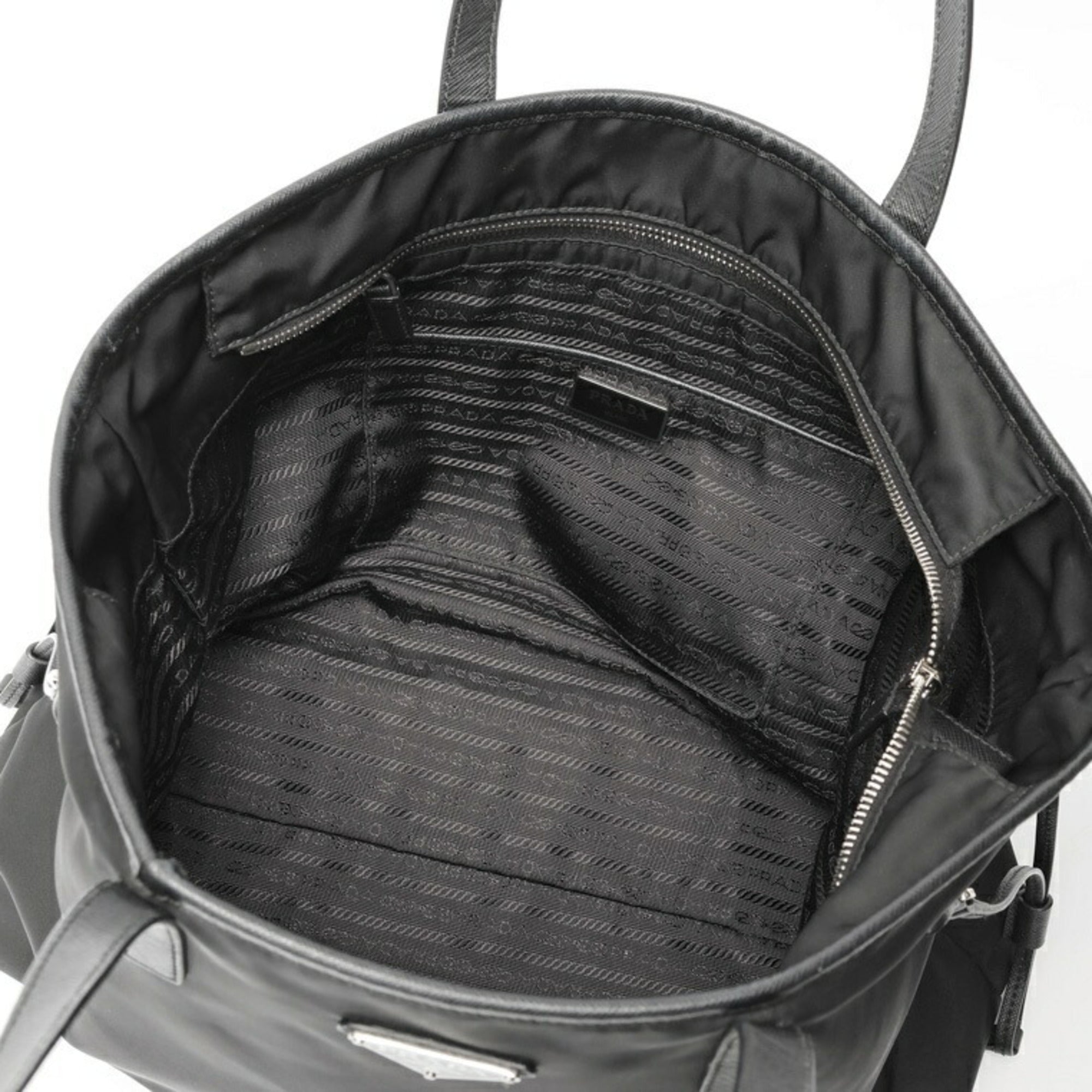 Prada Black Nylon Tote Bag