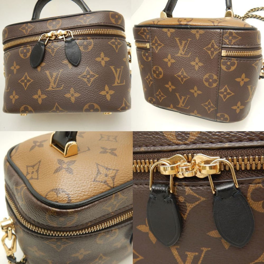 Louis Vuitton Brown Pvc Shoulder Bag Vanity Bag