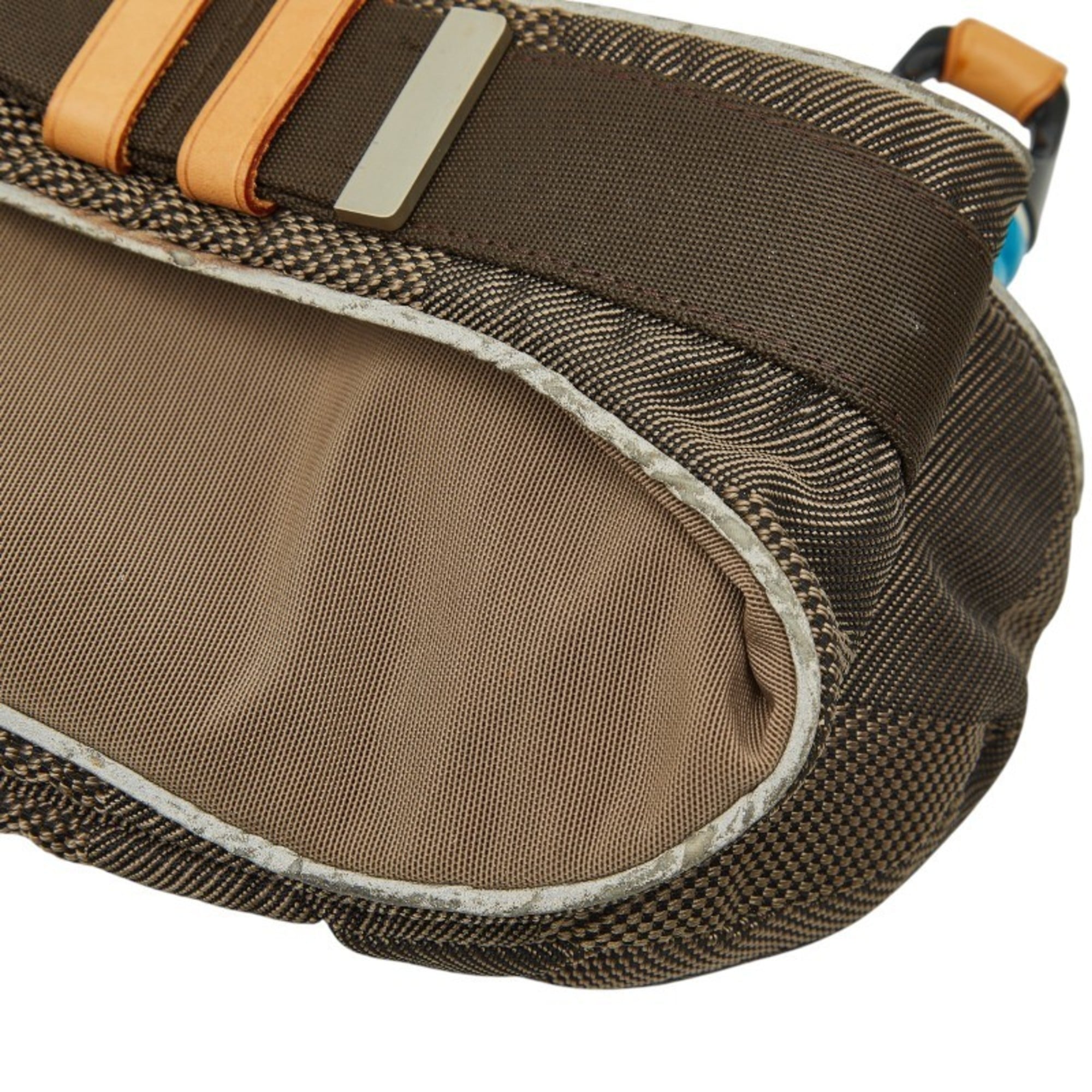 Louis Vuitton Beige Brown Canvas Leather Sling Bag