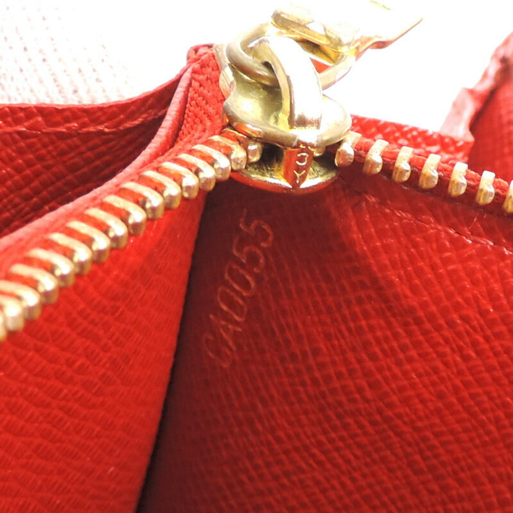 Louis Vuitton Epi Castilian Red Red Color Epi Leather Long Wallet