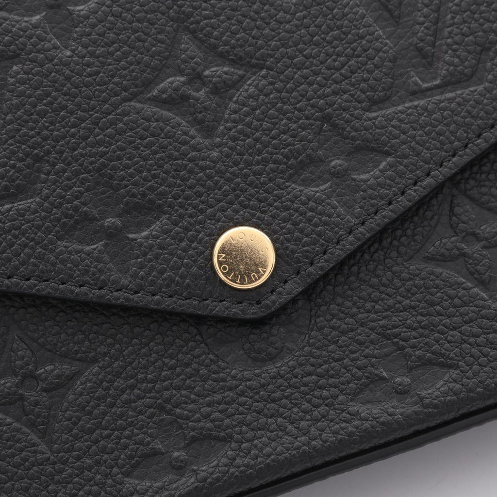 Louis Vuitton Black Monogram Empreinte Pochette Pouch Shoulder Bag