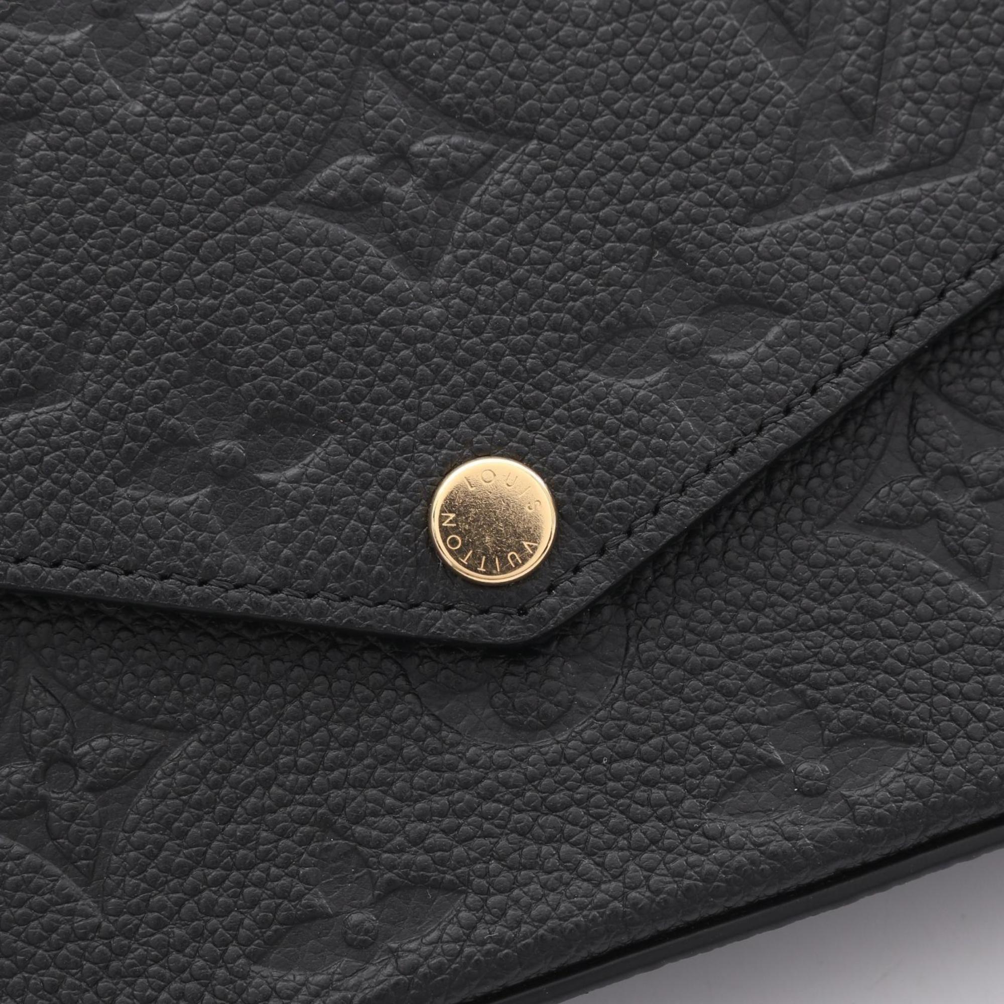 Louis Vuitton Black Monogram Empreinte Pochette Pouch Shoulder Bag