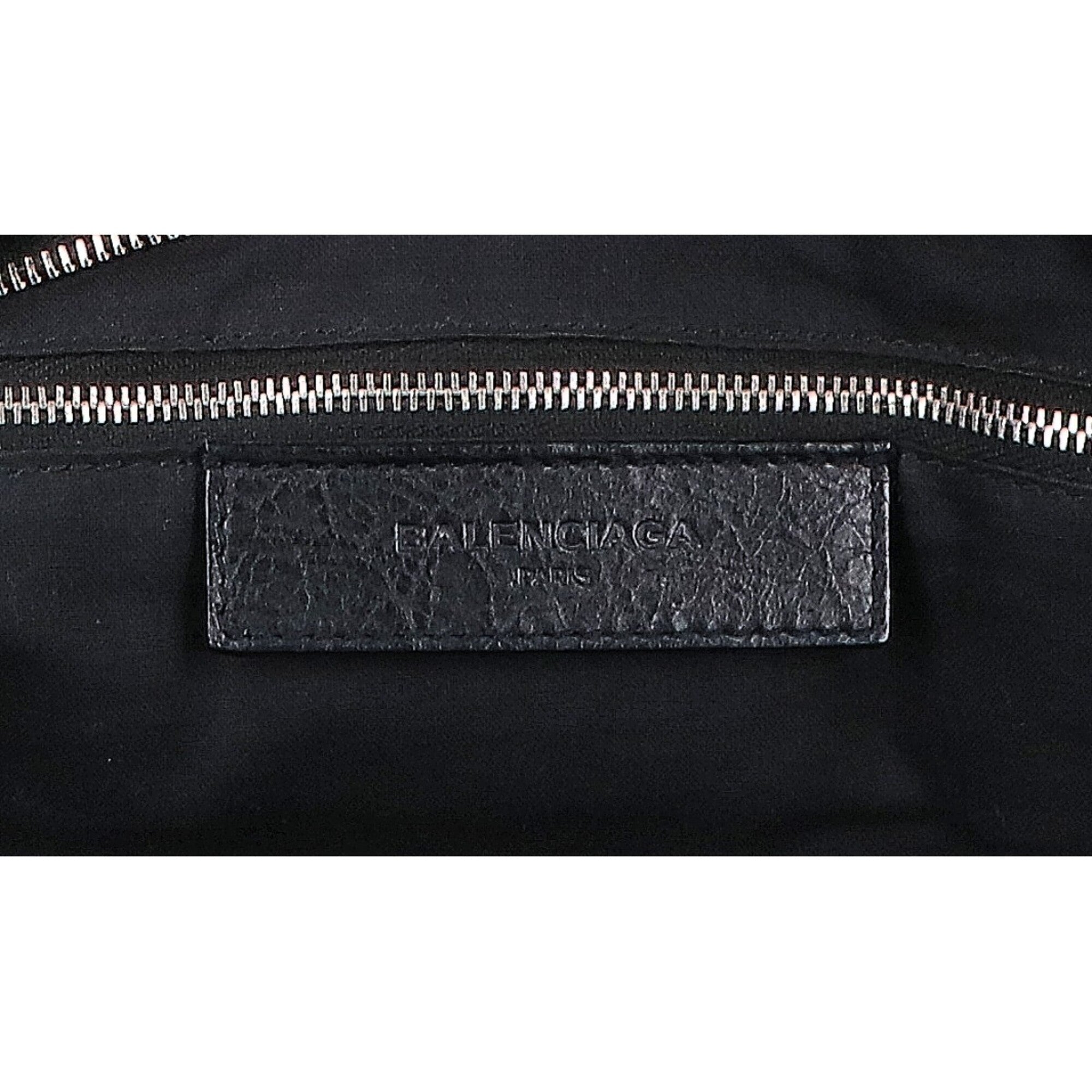 Balenciaga Black Leather Briefcase Shoulder