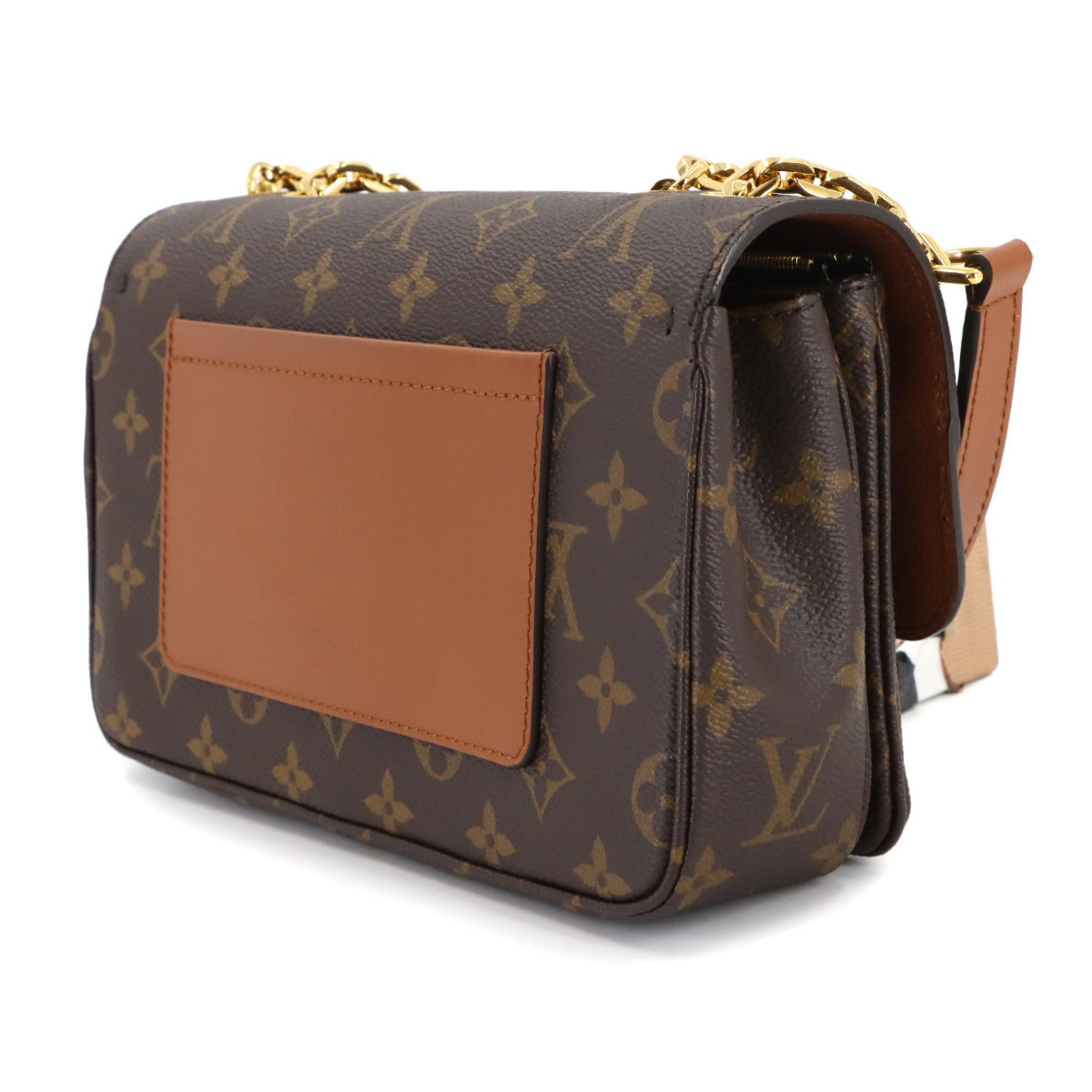 Louis Vuitton Caramel Monogram Monogram Canvas Leather Shoulder Bag