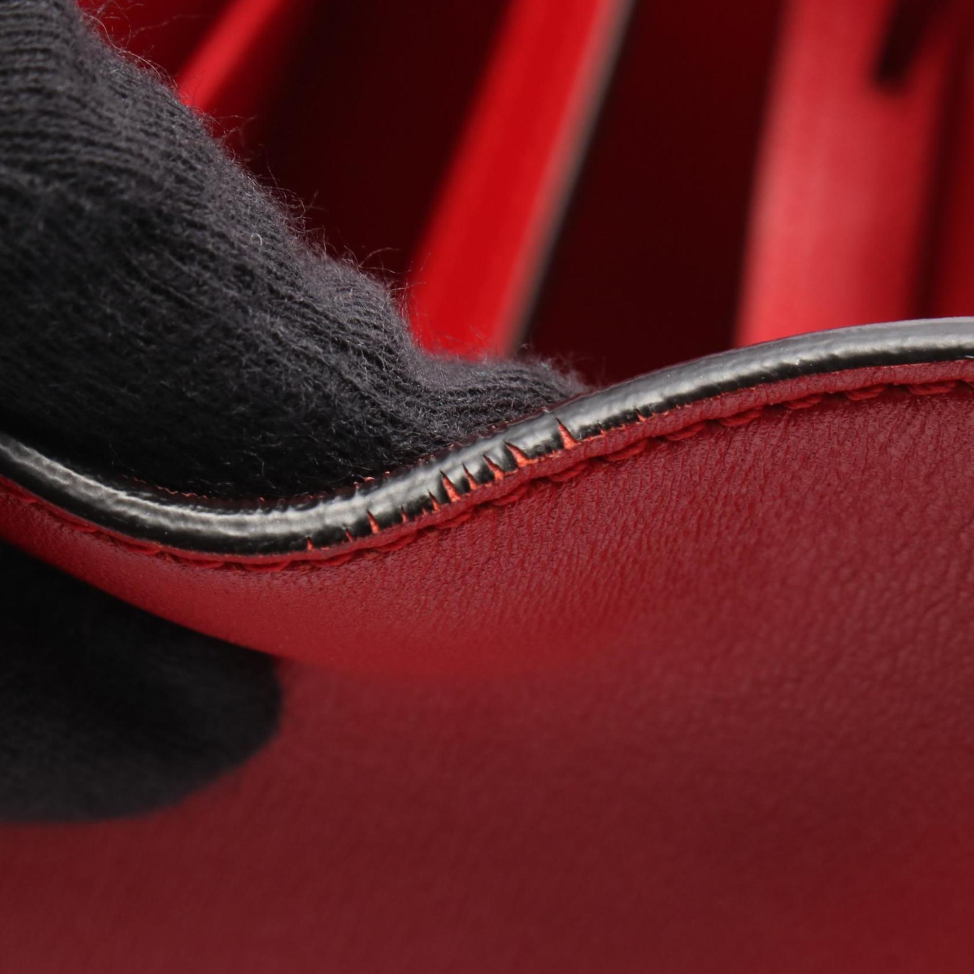 Louis Vuitton Red Color Rouge Leather Handbag