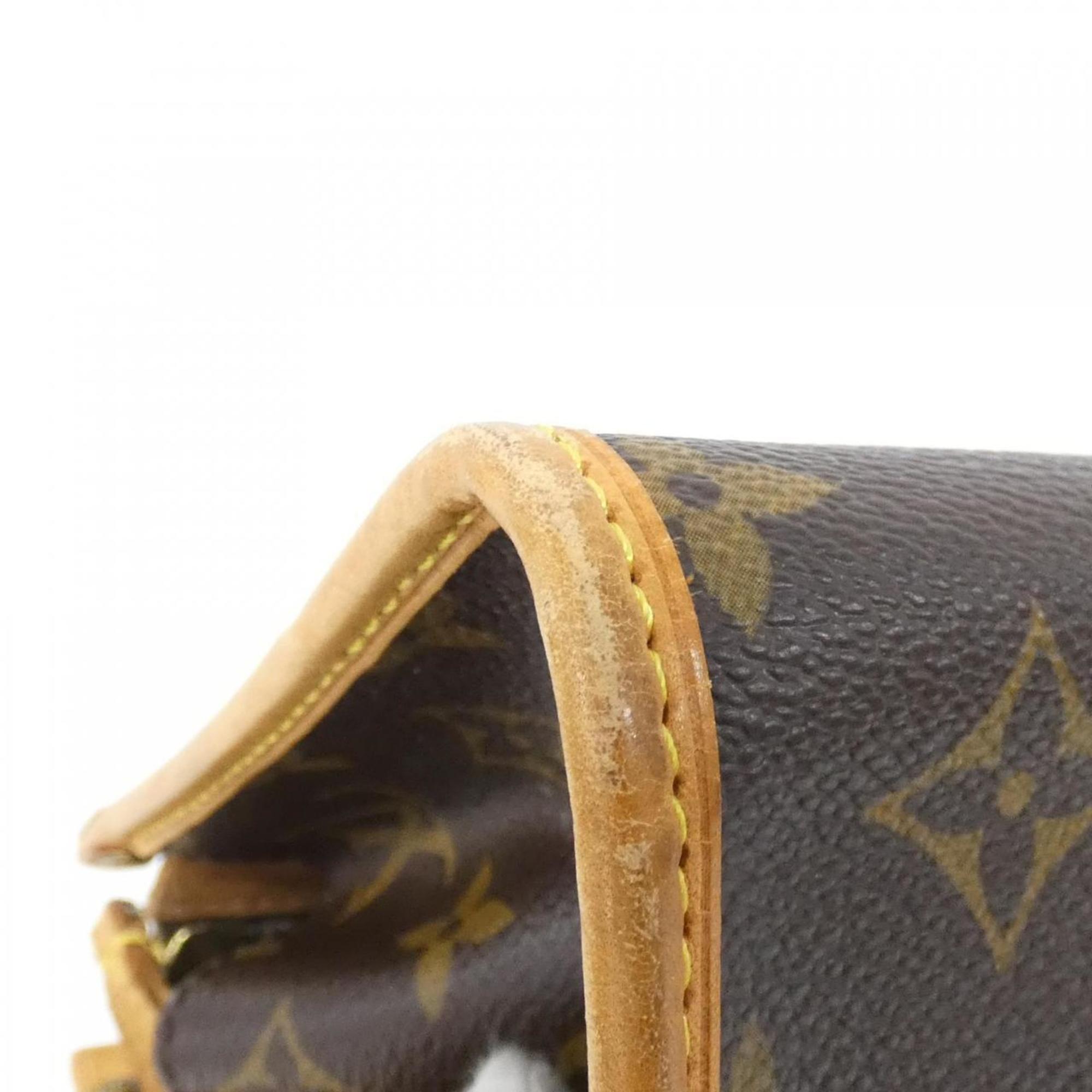 Louis Vuitton Brown Coated Canvas Handbag