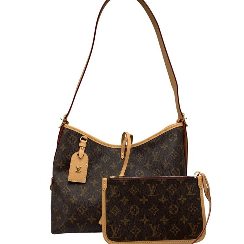 Louis Vuitton Brown Pvc Leather Shoulder Bag