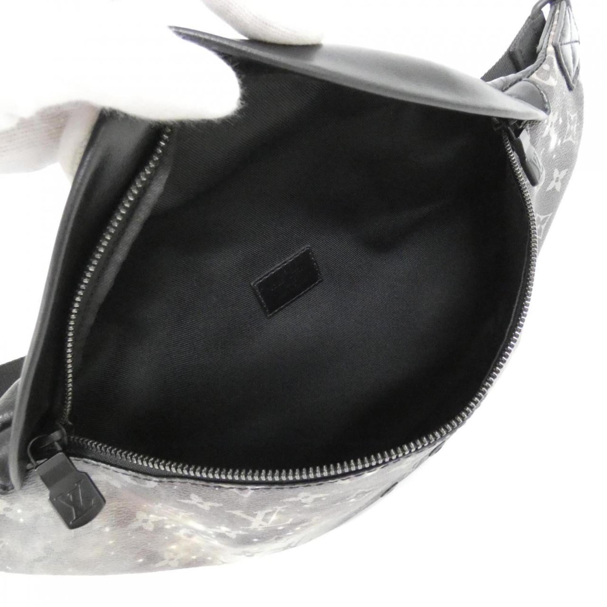 Louis Vuitton Black Coated Canvas Shoulder Bag