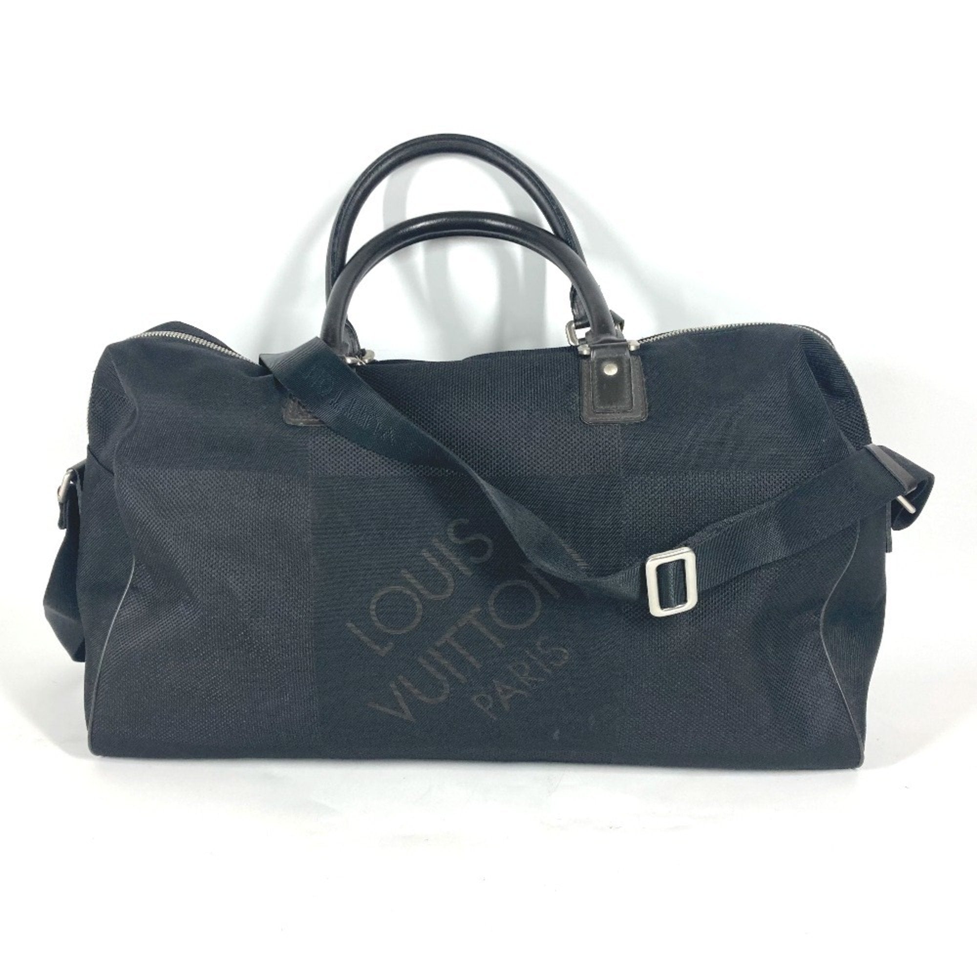 Louis Vuitton Black Damier Geant Canvas Boston Bag Shoulder Bag