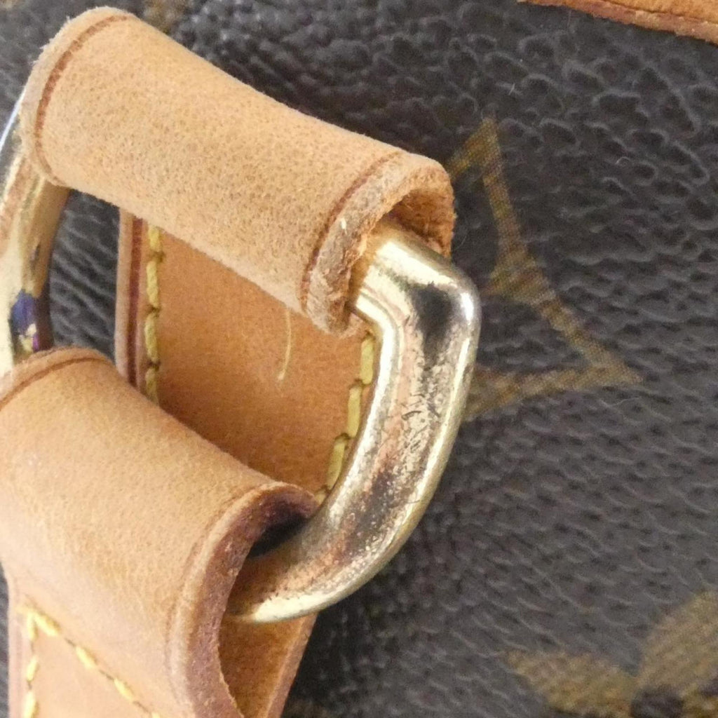 Louis Vuitton Brown Coated Canvas Handbag