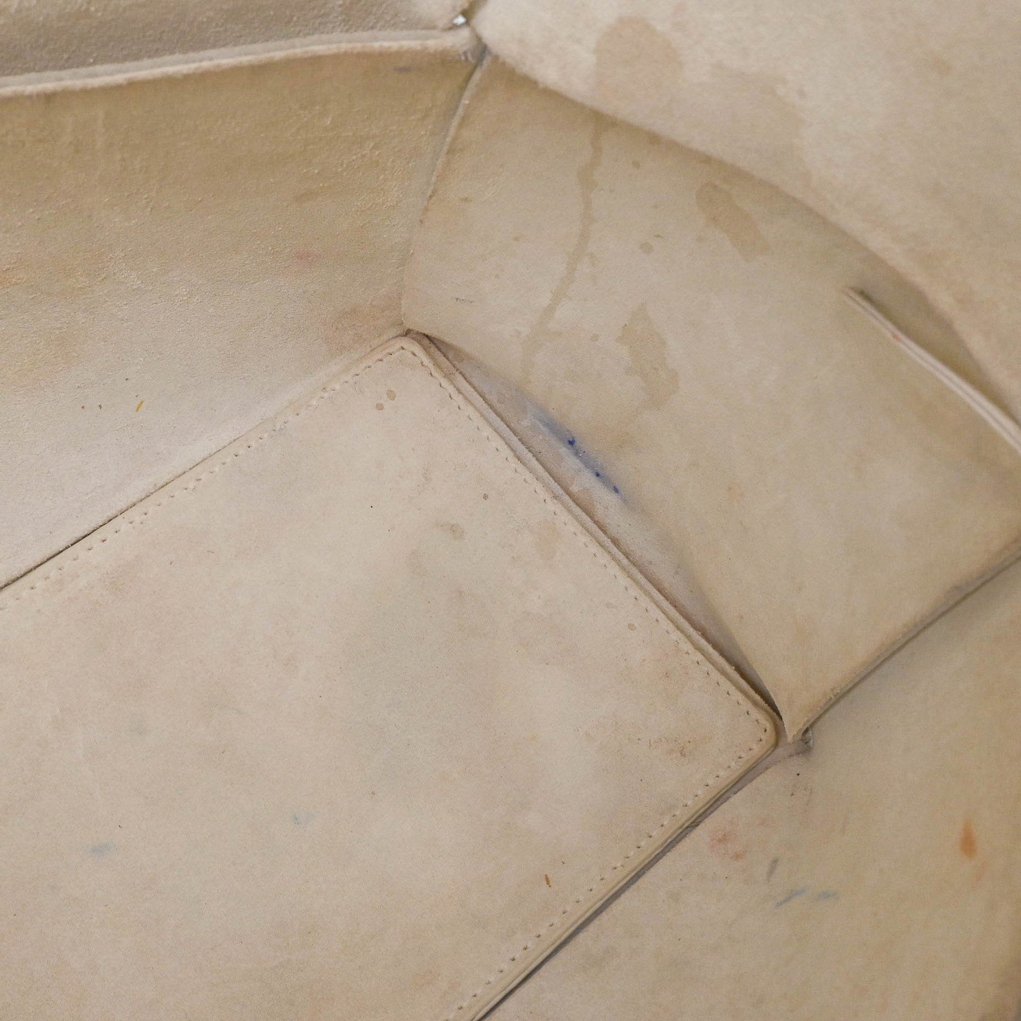 Bottega Veneta White Leather Tote Bag