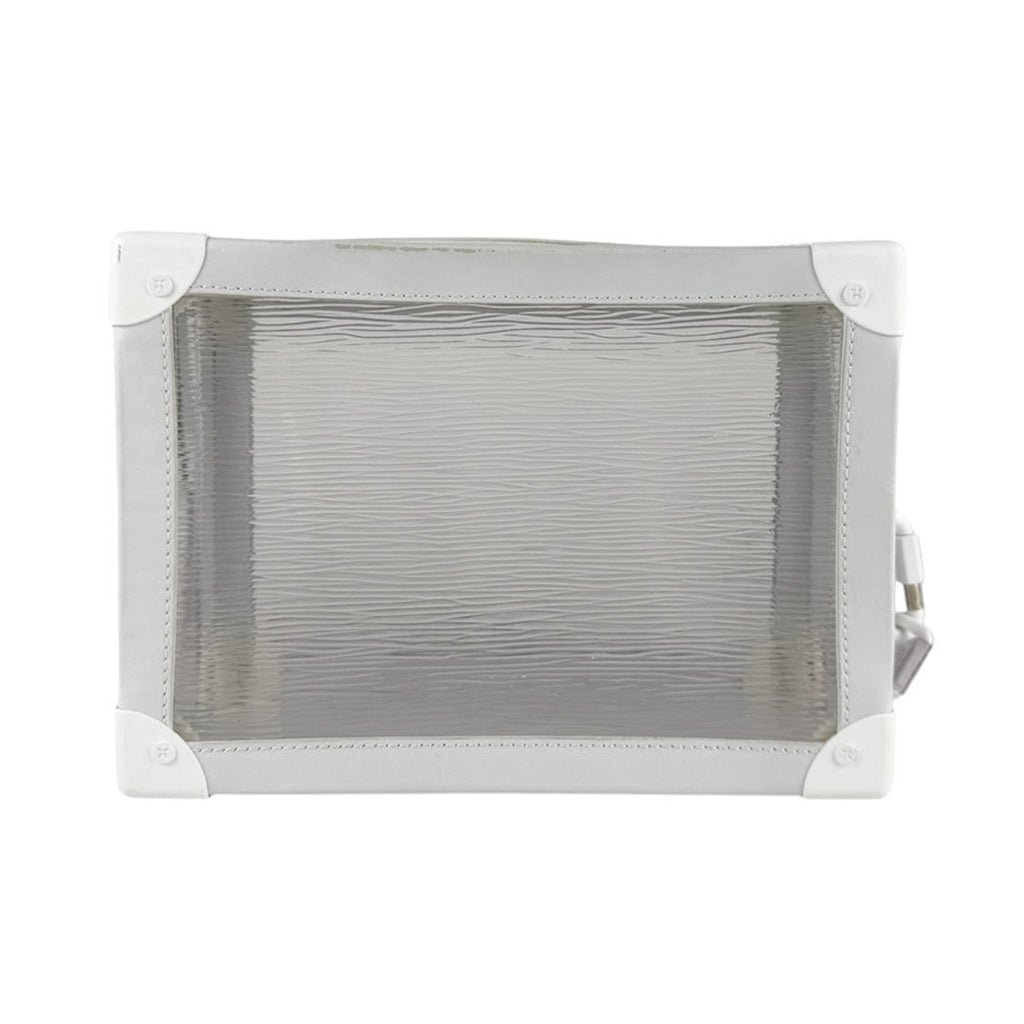 Louis Vuitton Clear White Pvc Leather Shoulder Bag