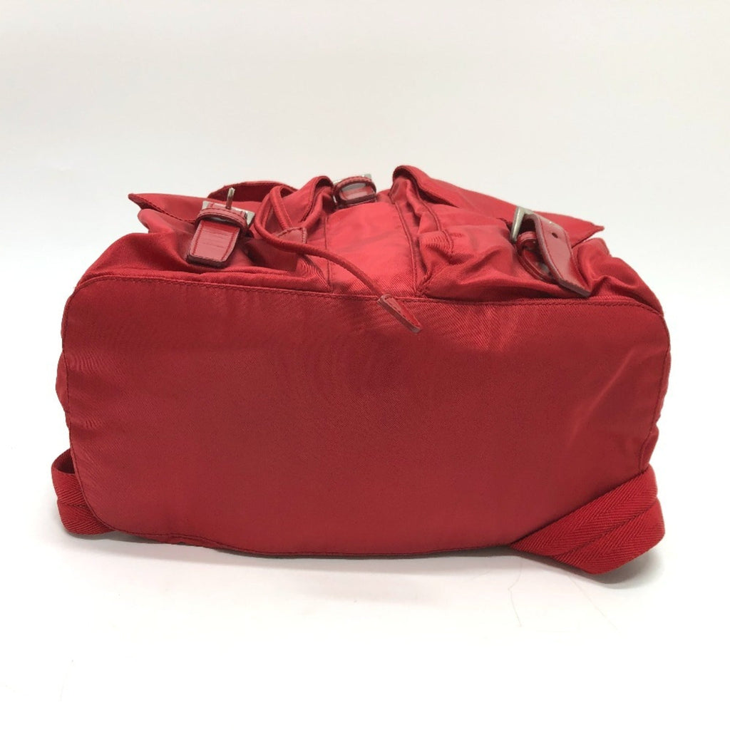 Prada Red Color Nylon Backpack