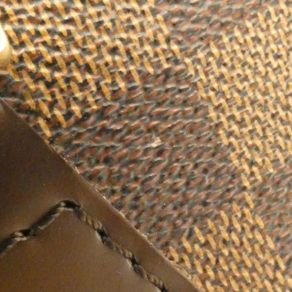 Louis Vuitton Brown Coated Canvas Handbag