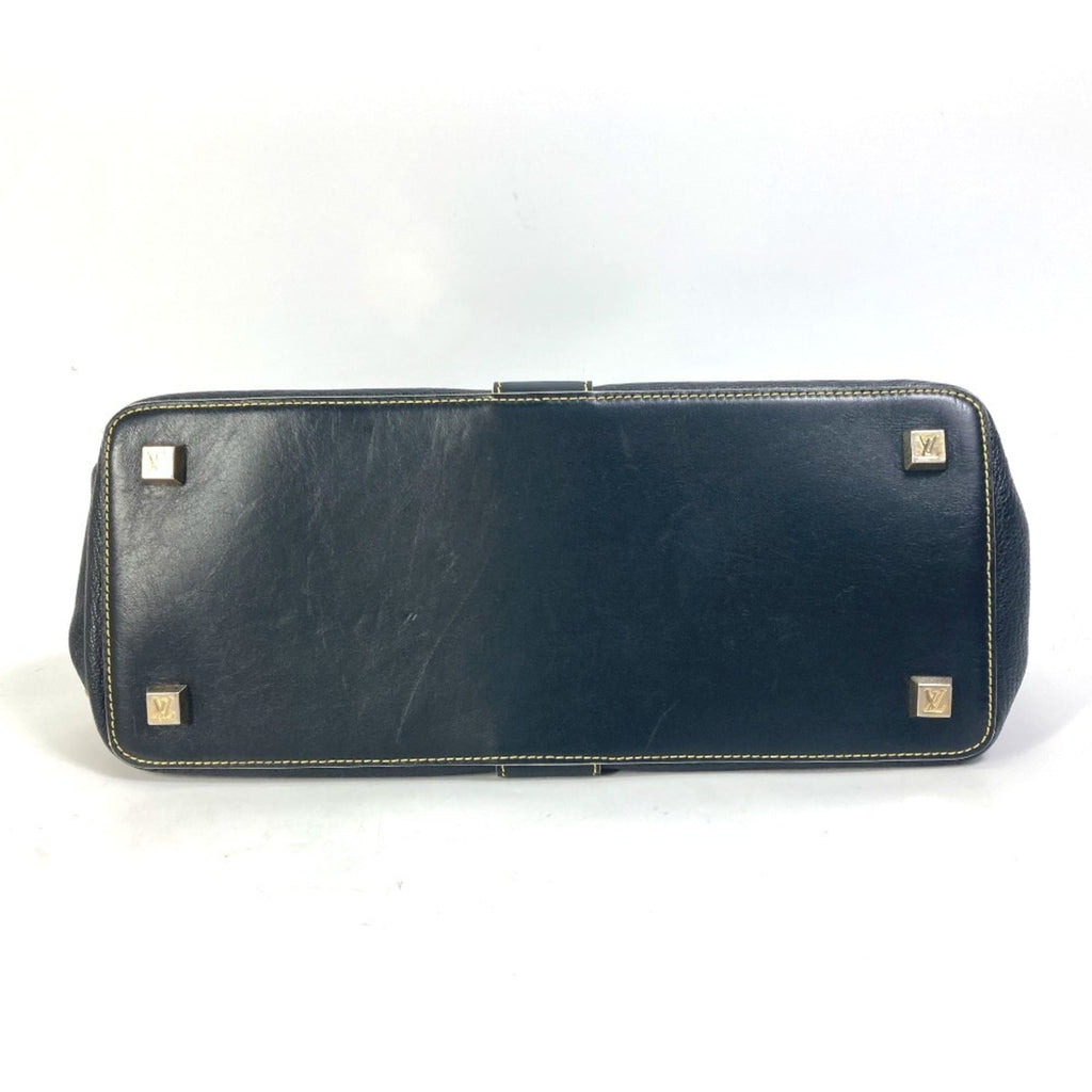 Louis Vuitton Black Noir Suhali Leather Handbag
