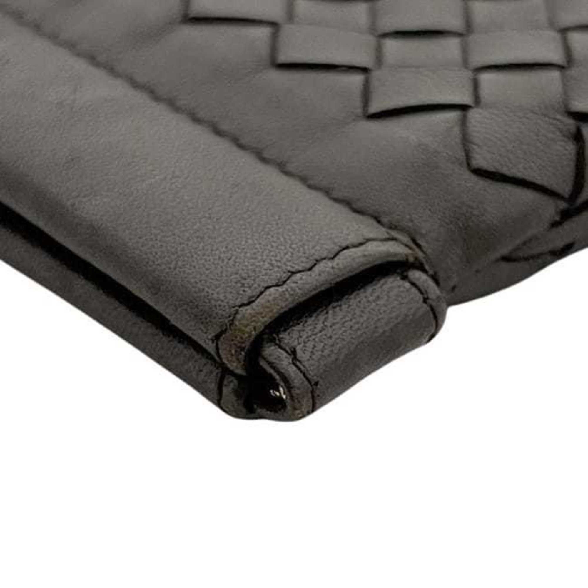 Bottega Veneta Intrecciato Brown Leather Coin Purse/Coin Case
