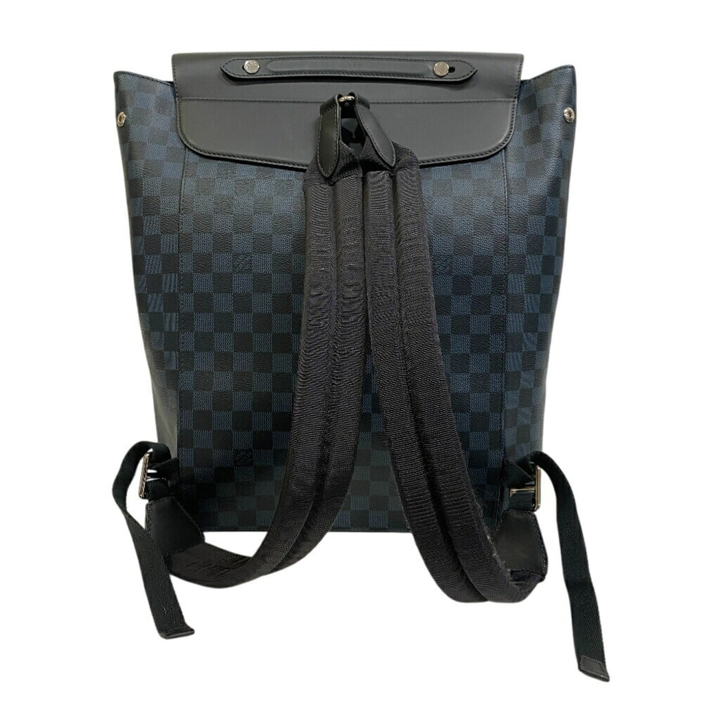 Louis Vuitton Damier Cobalt Gray Leather Backpack