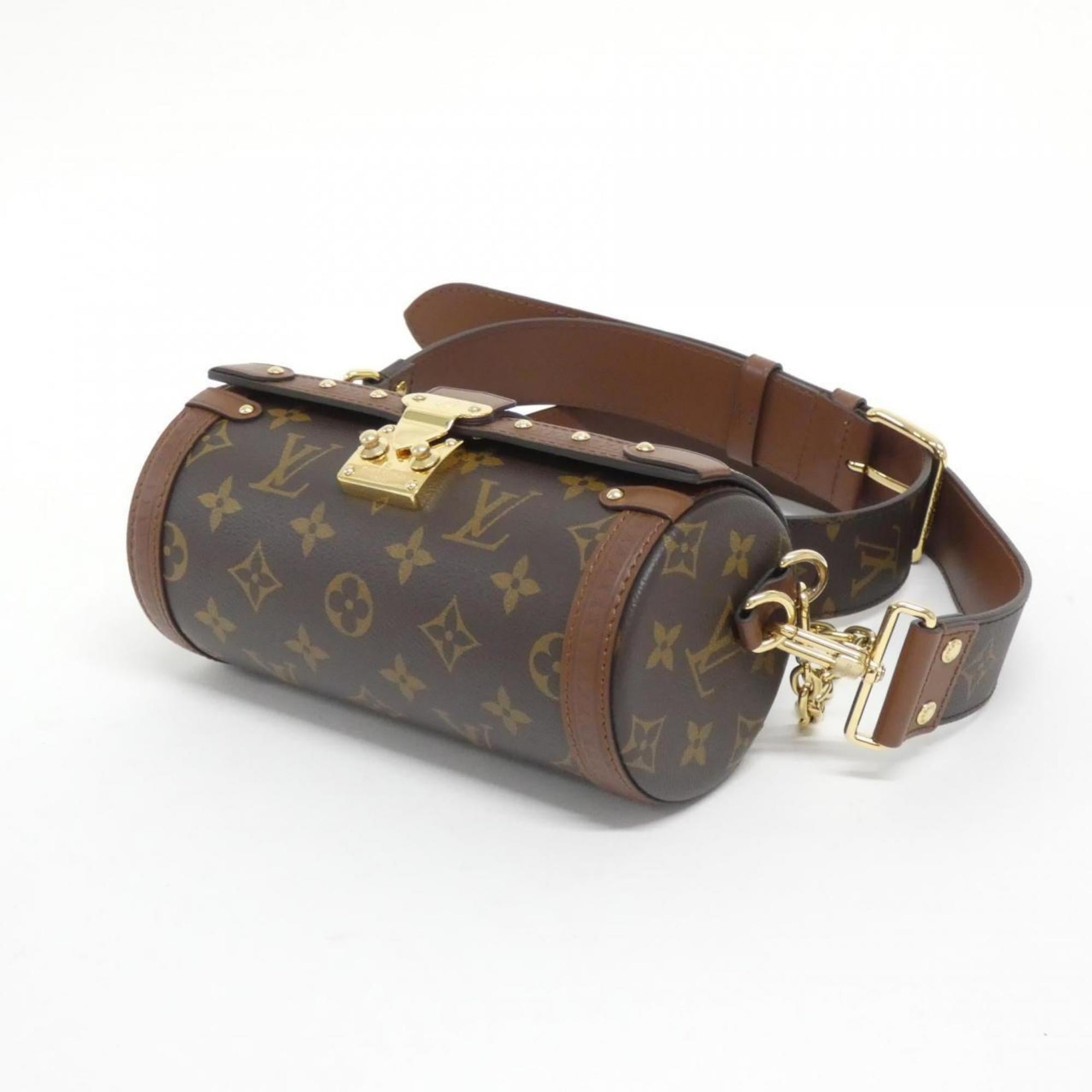 Louis Vuitton Monogram Marron Coated Canvas Shoulder Bag