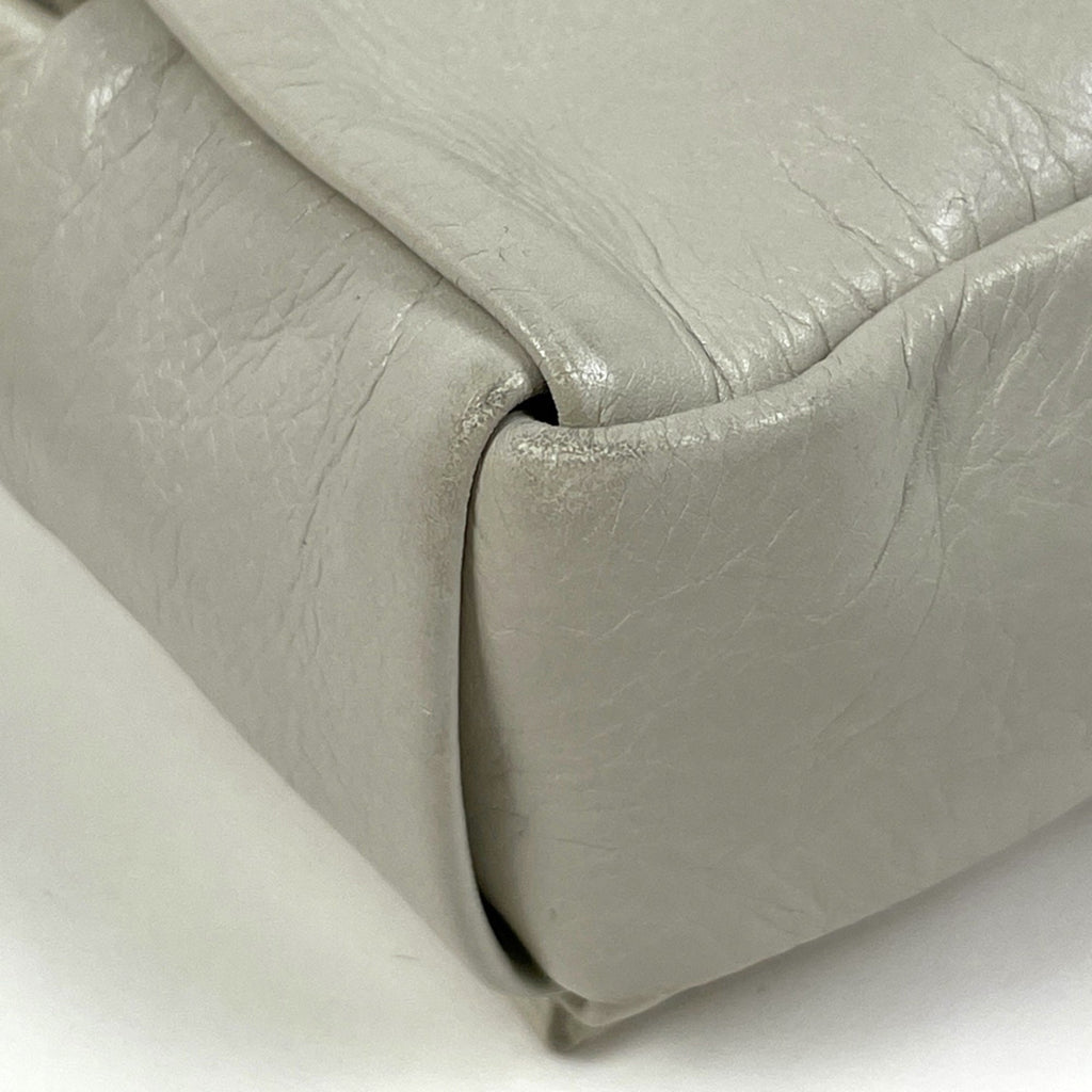 Bottega Veneta White Leather Shoulder Bag