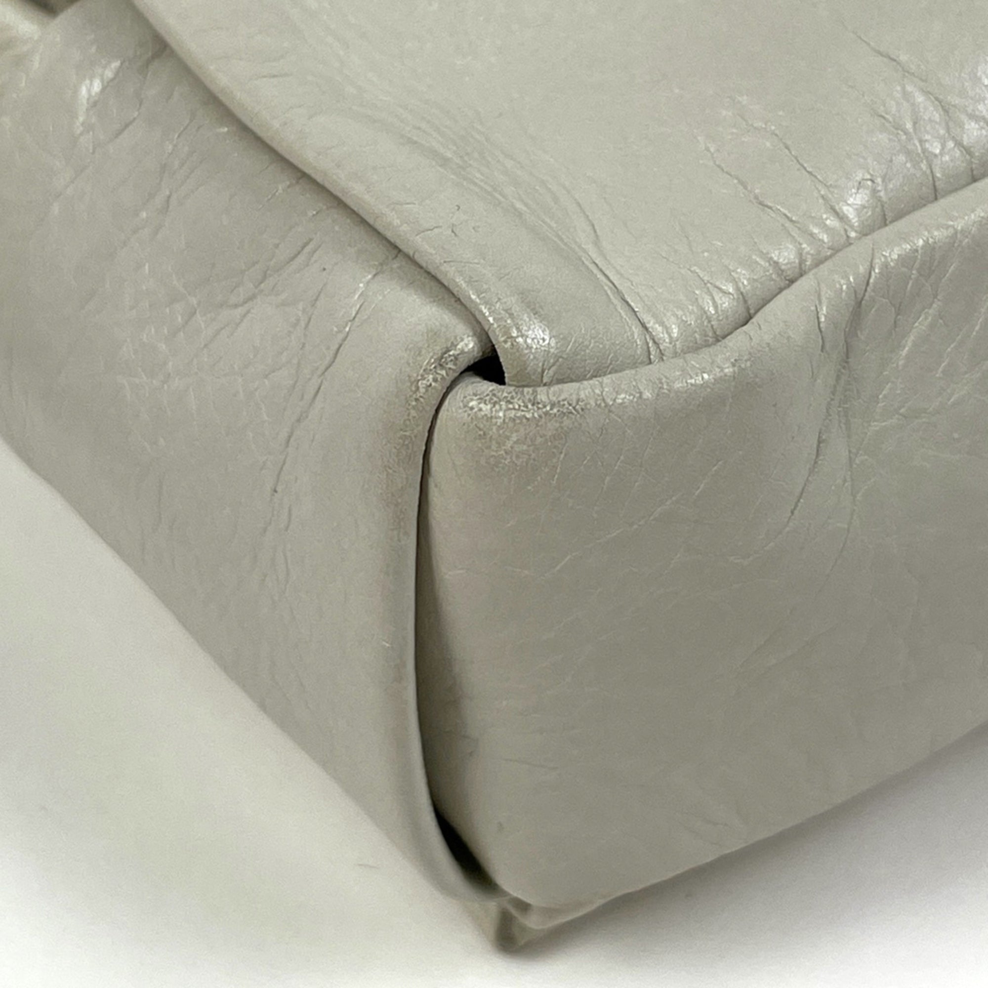 Bottega Veneta White Leather Shoulder Bag
