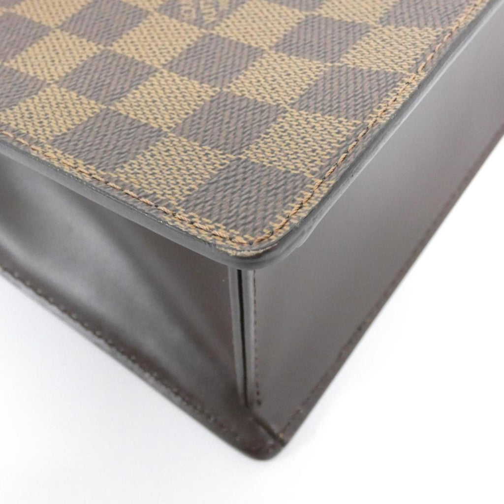 Louis Vuitton Ebene Coated Canvas Handbag