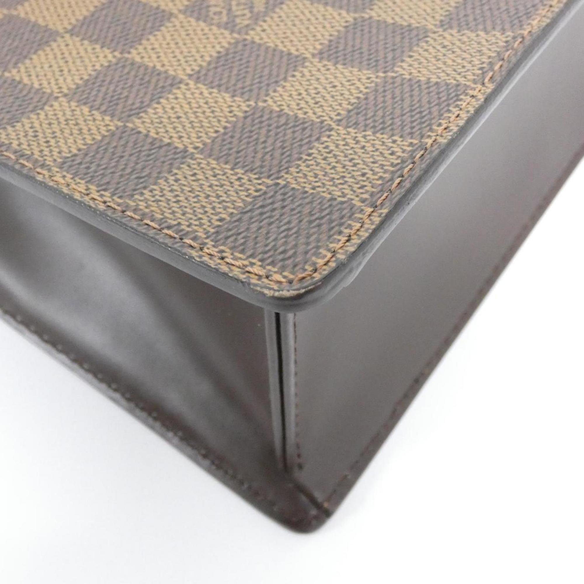 Louis Vuitton Ebene Coated Canvas Handbag