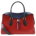 Louis Vuitton Navy Red Color Epi Leather Handbag Tote Bag
