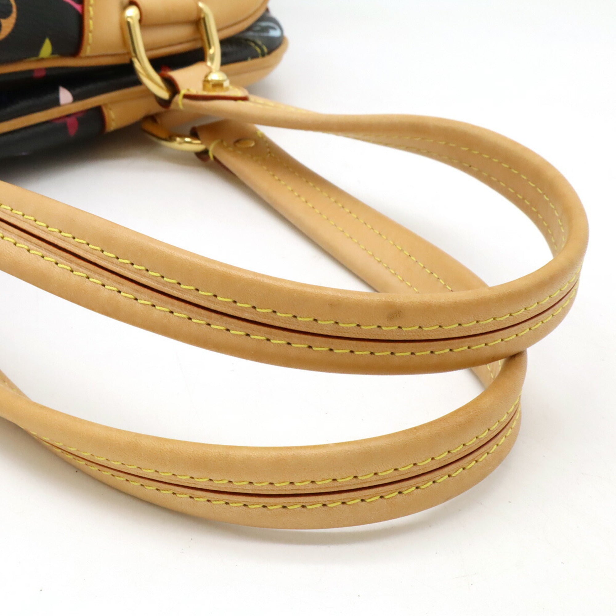 Louis Vuitton Black Multi-Color Noir Pvc Handbag Shoulder Bag