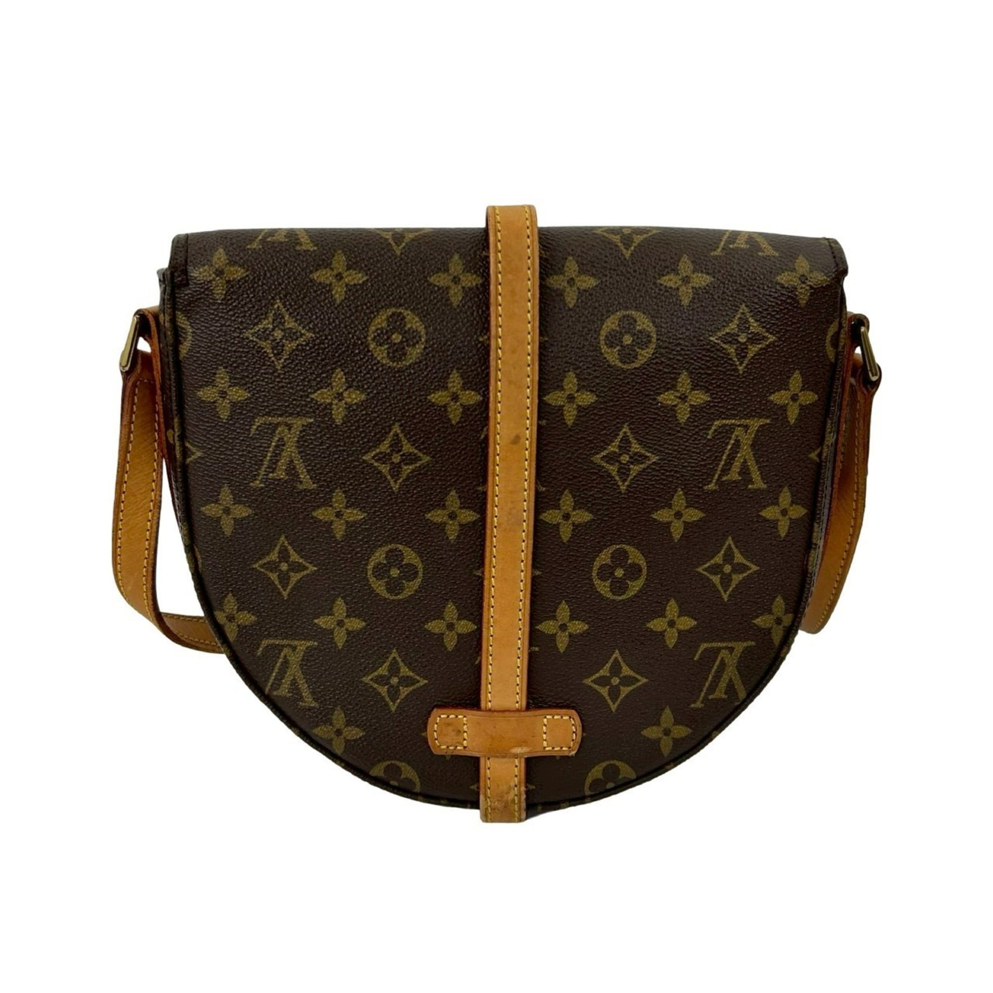 Louis Vuitton Brown Leather Pvc Pochette Shoulder Bag