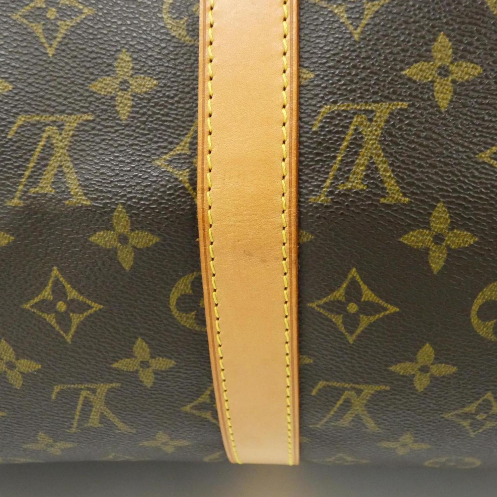 Louis Vuitton Brown Coated Canvas Boston Bag
