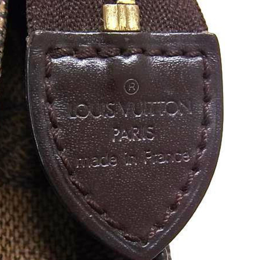 Louis Vuitton Damier Brown Damier Canvas Ebene Pouch