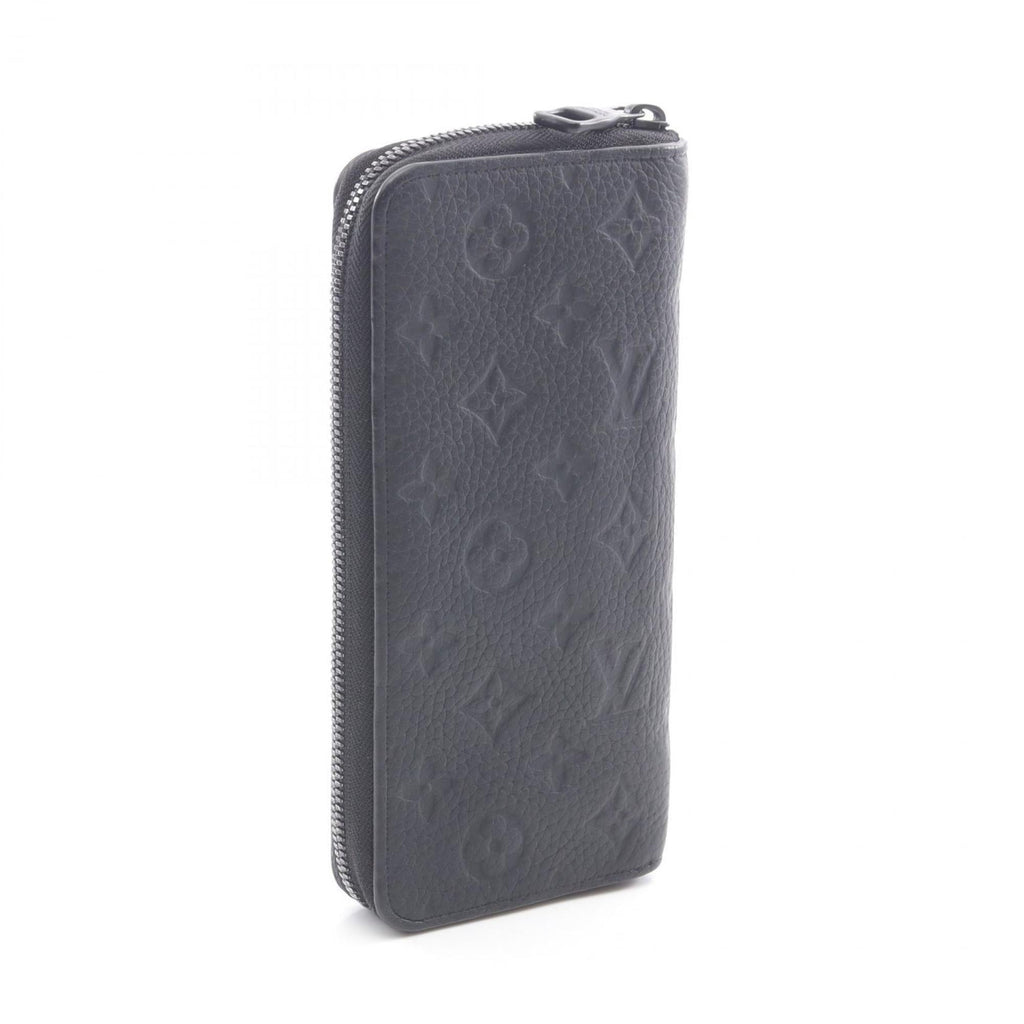 Louis Vuitton Black Noir Leather Long Wallet