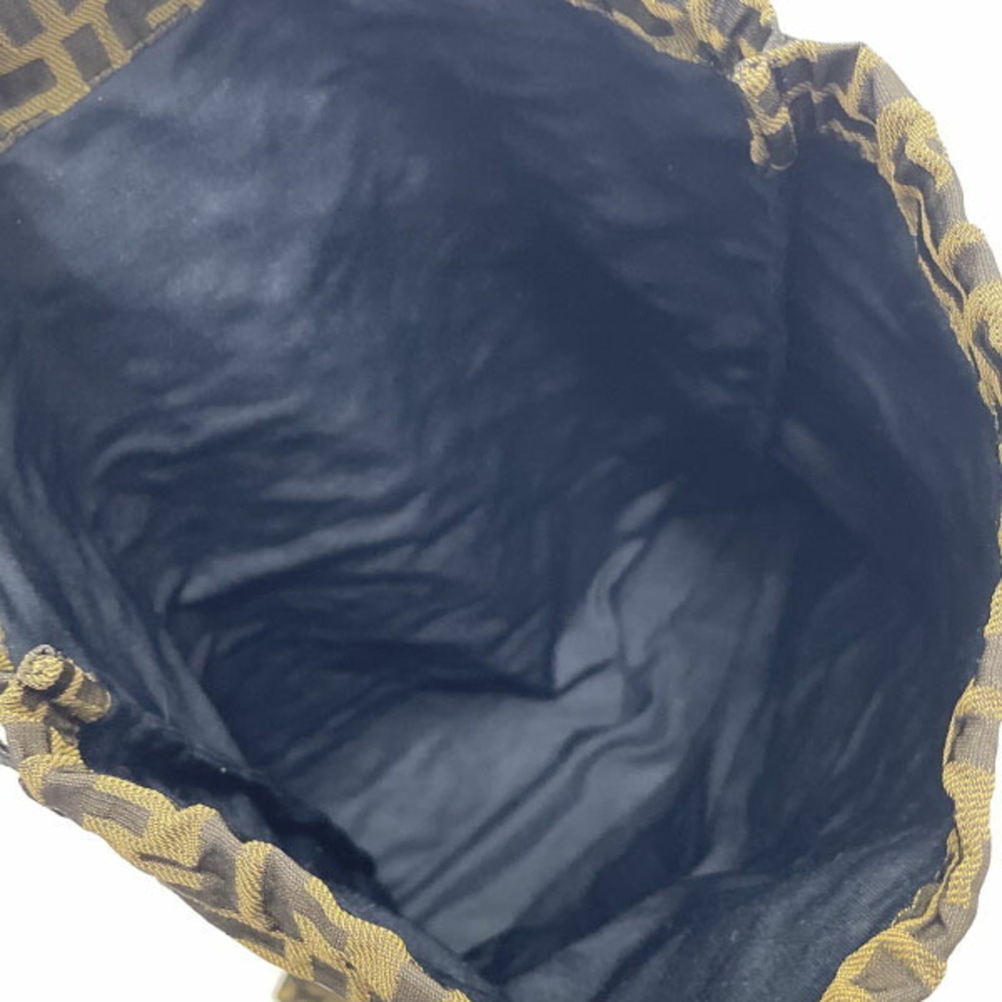 Fendi Black Khaki Pouch