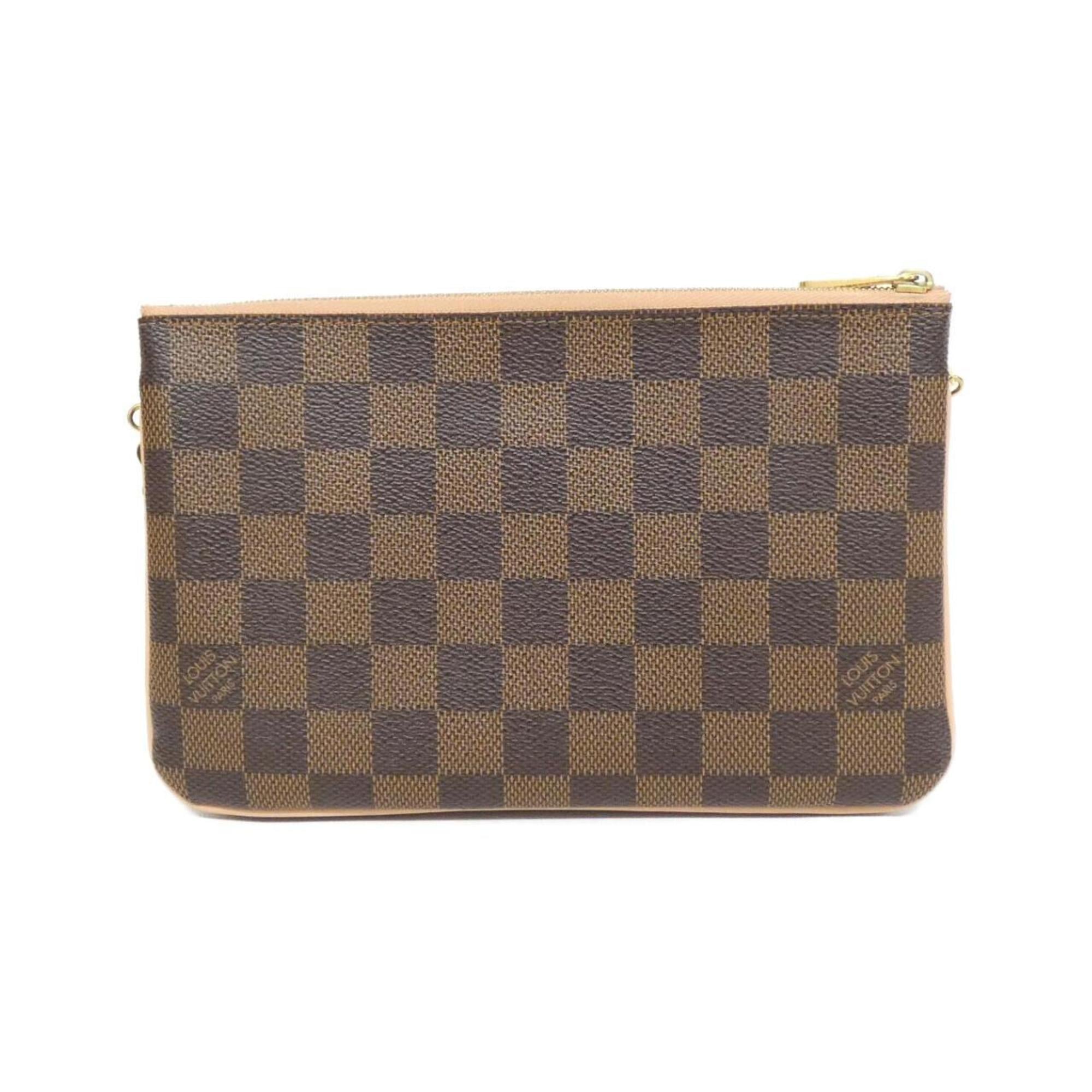 Louis Vuitton Ebene Coated Canvas Pochette Shoulder Bag