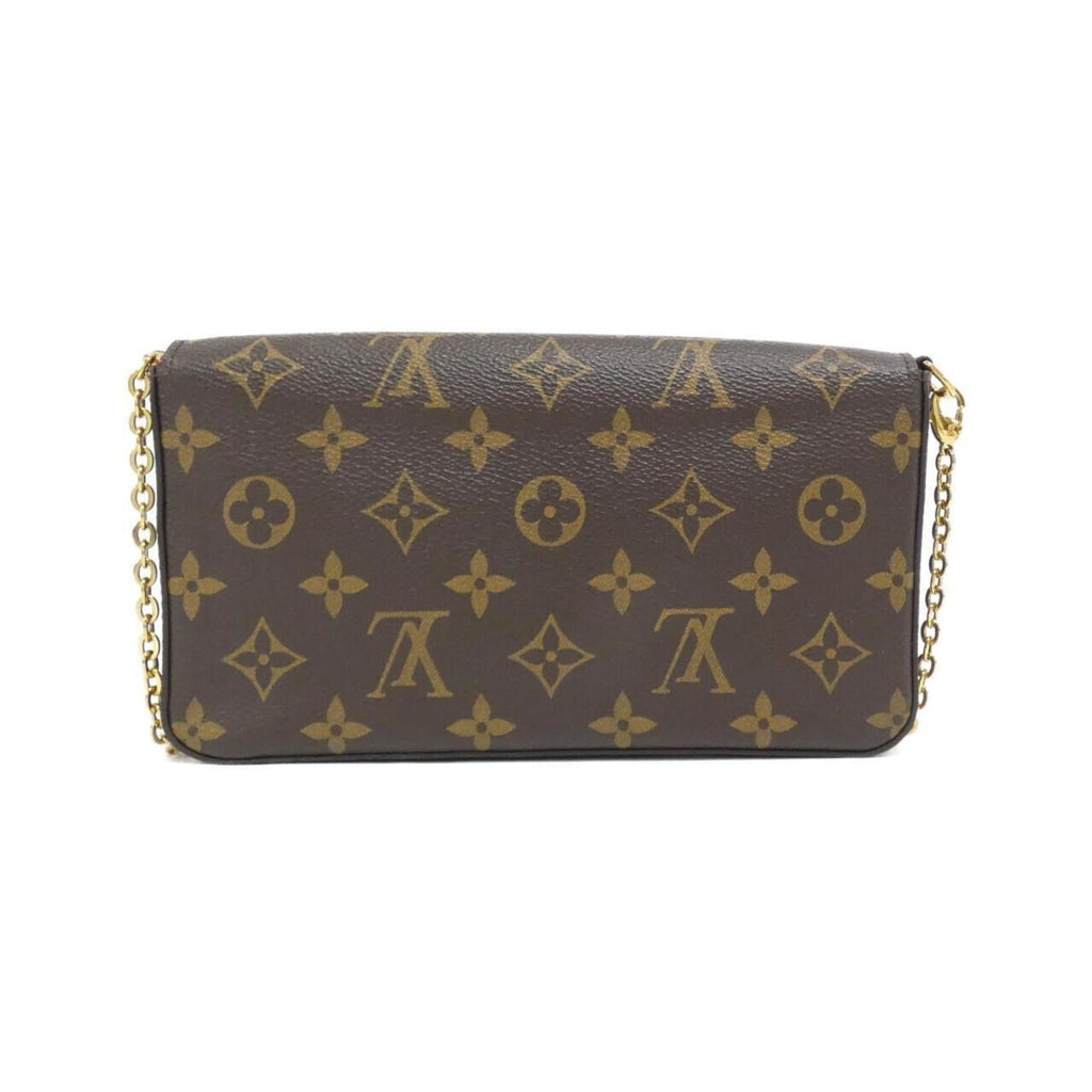 Louis Vuitton Marron Coated Canvas Pochette Shoulder Bag
