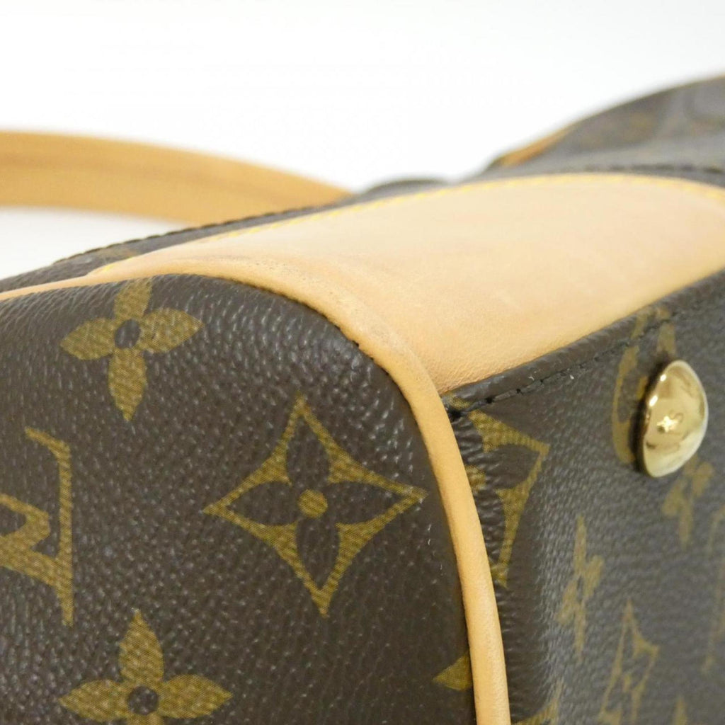 Louis Vuitton Brown Coated Canvas Shoulder Bag
