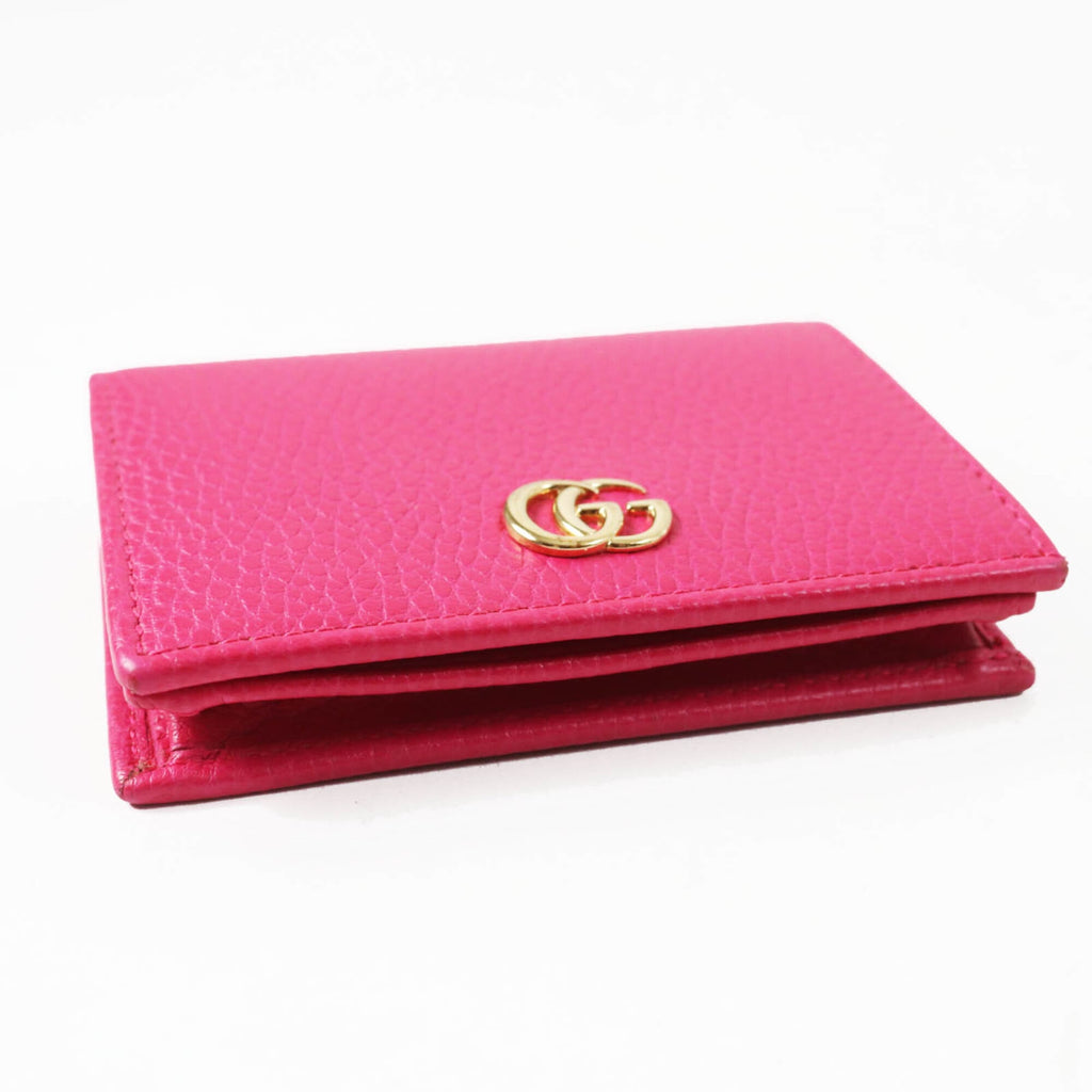Gucci Pink Leather Wallet (Bi-Fold) (Pre-Owned)