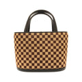 Louis Vuitton Brown Damier Sauvage Ebene Leather Handbag