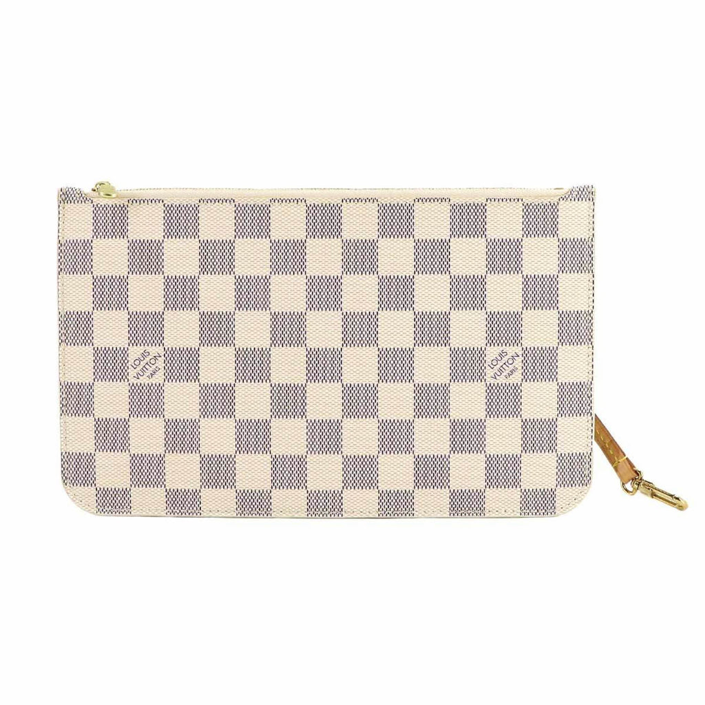 Louis Vuitton Beige Damier Azur Damier Azur Pouch