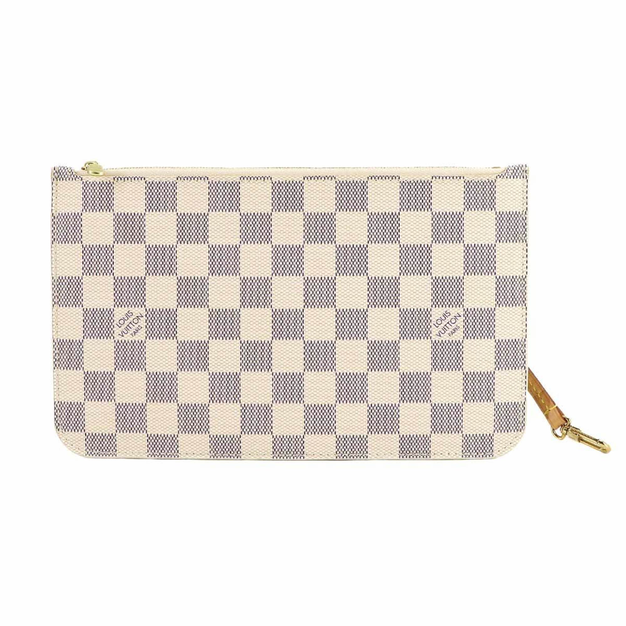Louis Vuitton Beige Damier Azur Damier Azur Pouch