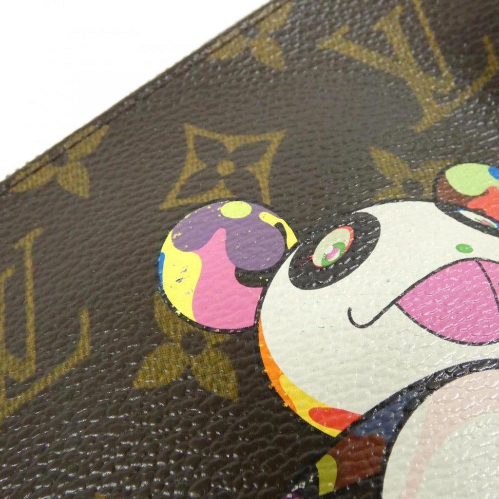 Louis Vuitton Monogram Panda Marron Coated Canvas Pochette